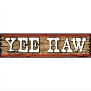 Forum Novelties Way Out West Assorted Signs Western Party Decoration One Size